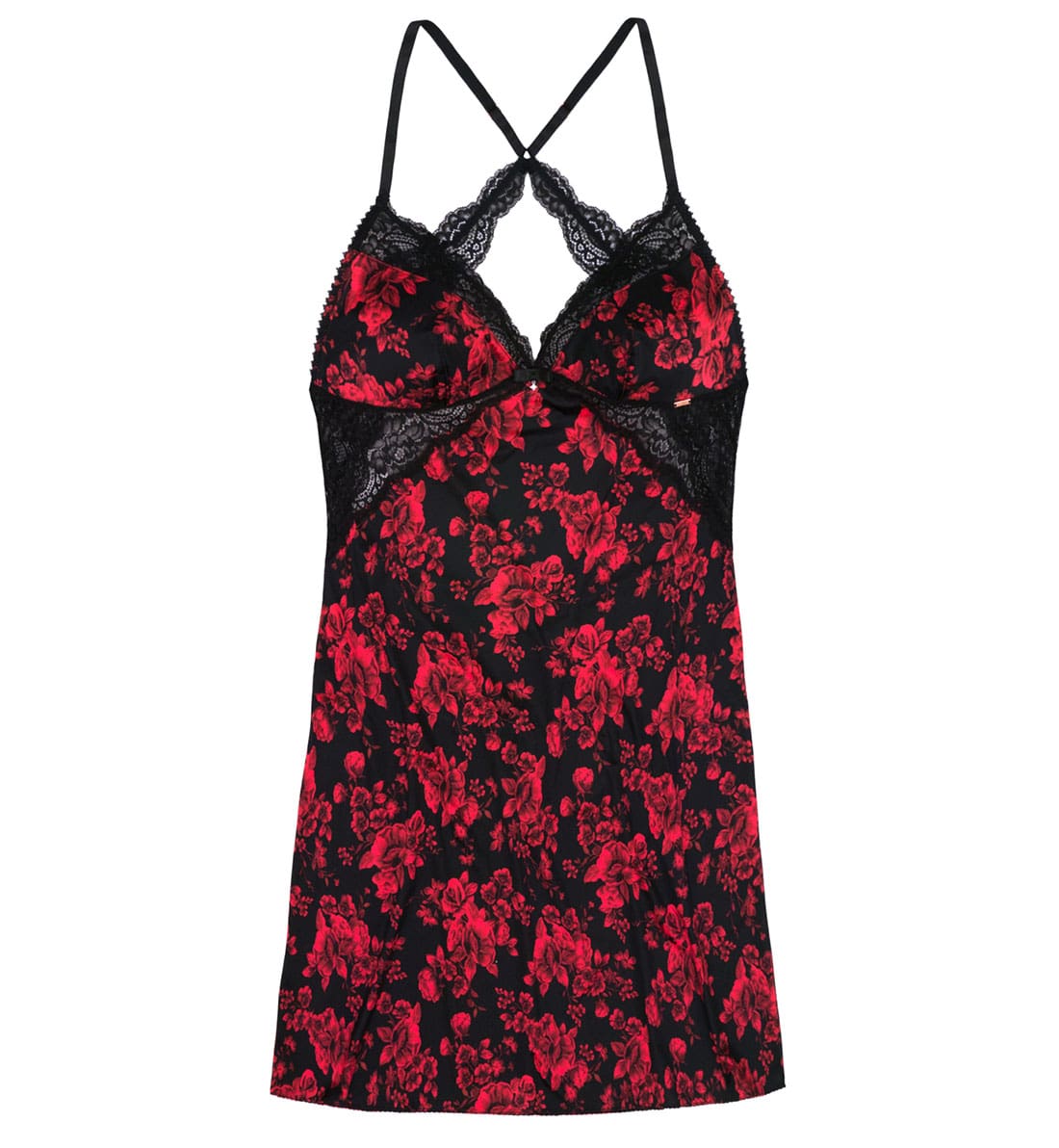 D01470M Details about / DORINA Anderson Floral Non-Padded Chemise Dress
