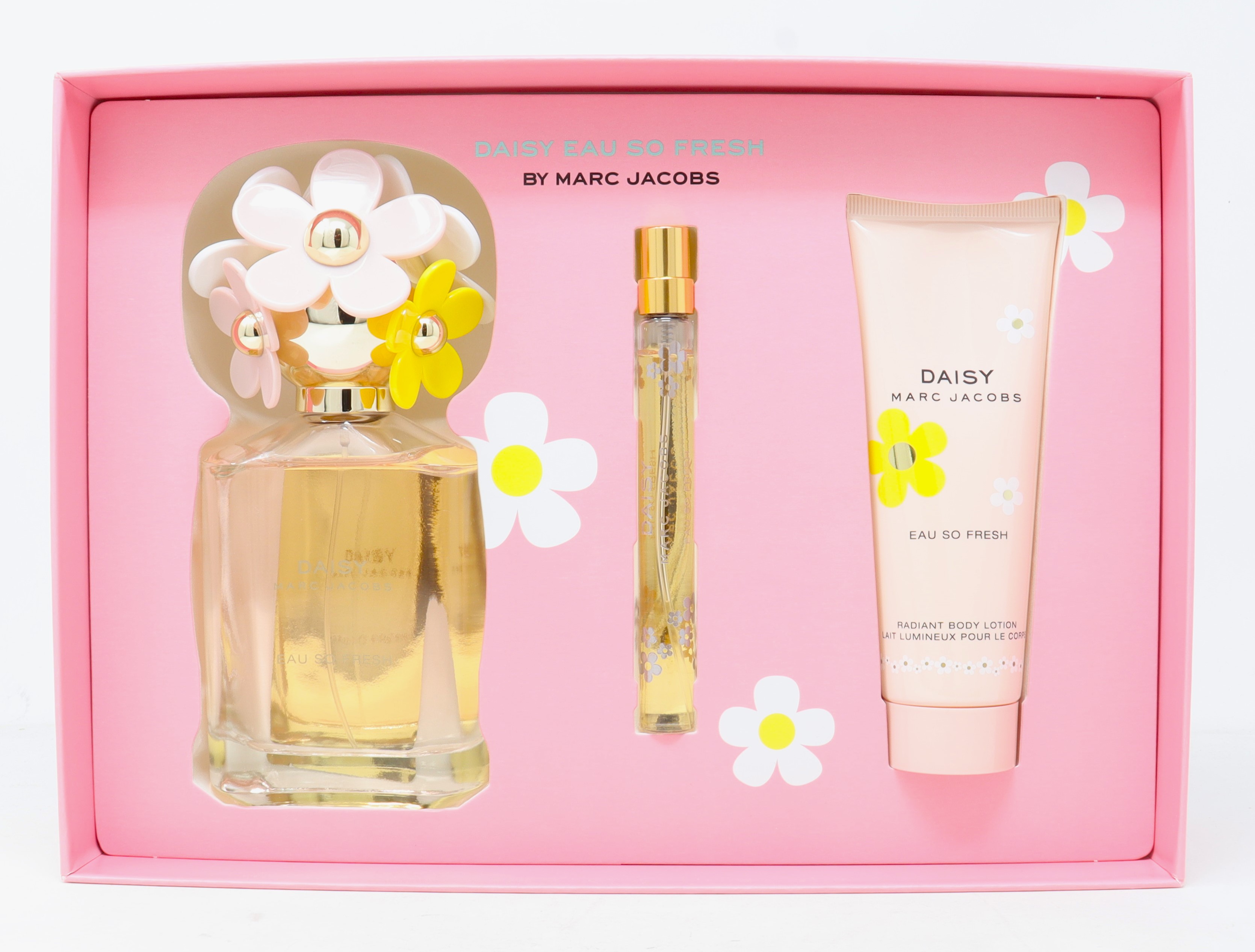 Marc Jacobs Daisy Eau So Fresh 3pc Gift Set For Women 125ml EDT+