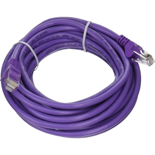 Belkin A3L79115PUR 15feet CAT5e Ethernet Network Patch Cable