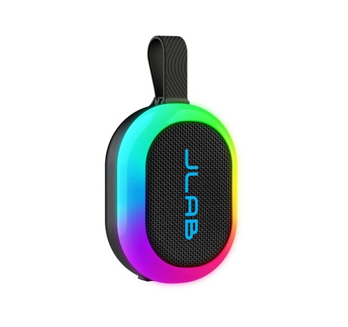 JLab SBPOPRBLK123 Pop Party Ultra Portable Bluetooth Speaker