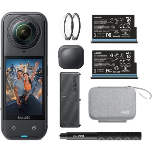 Insta360 CINSAAHA_X504 360-degree Action Camera Bundle
