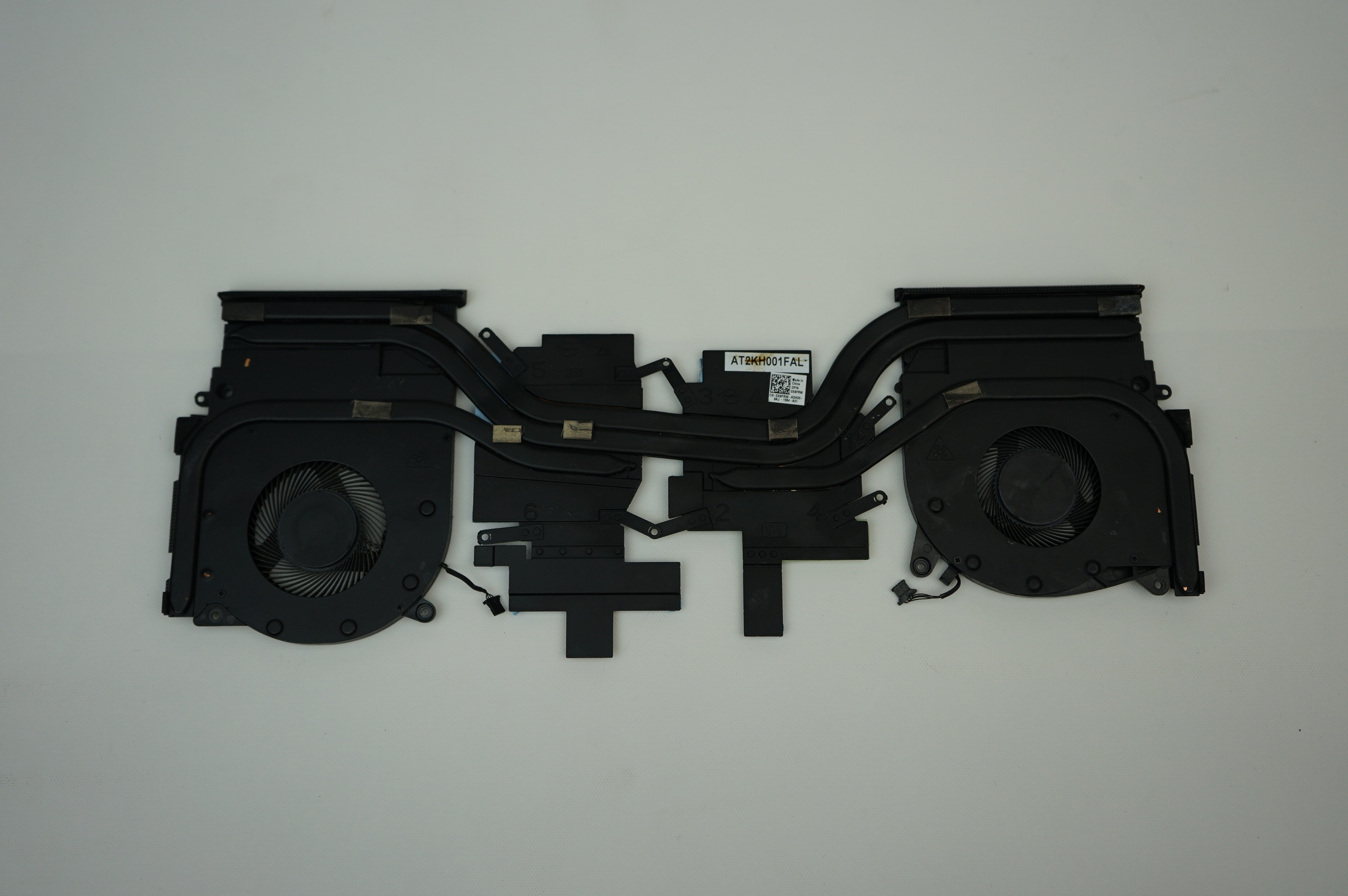 Dell X9FRW CPU GPU Heatsink and Fan Assembly
