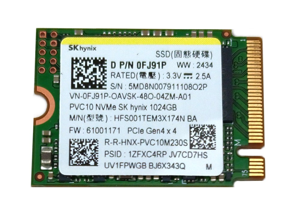 Dell P44 (Hynix HFS001TEM3X174N) Series FJ91P