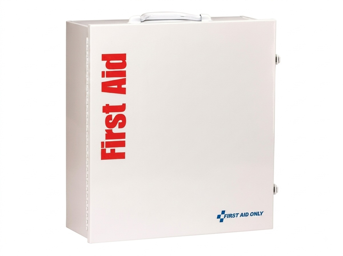 First Aid Only 100 Person 3 Shelf Metal Cabinet without Medications (90790)
