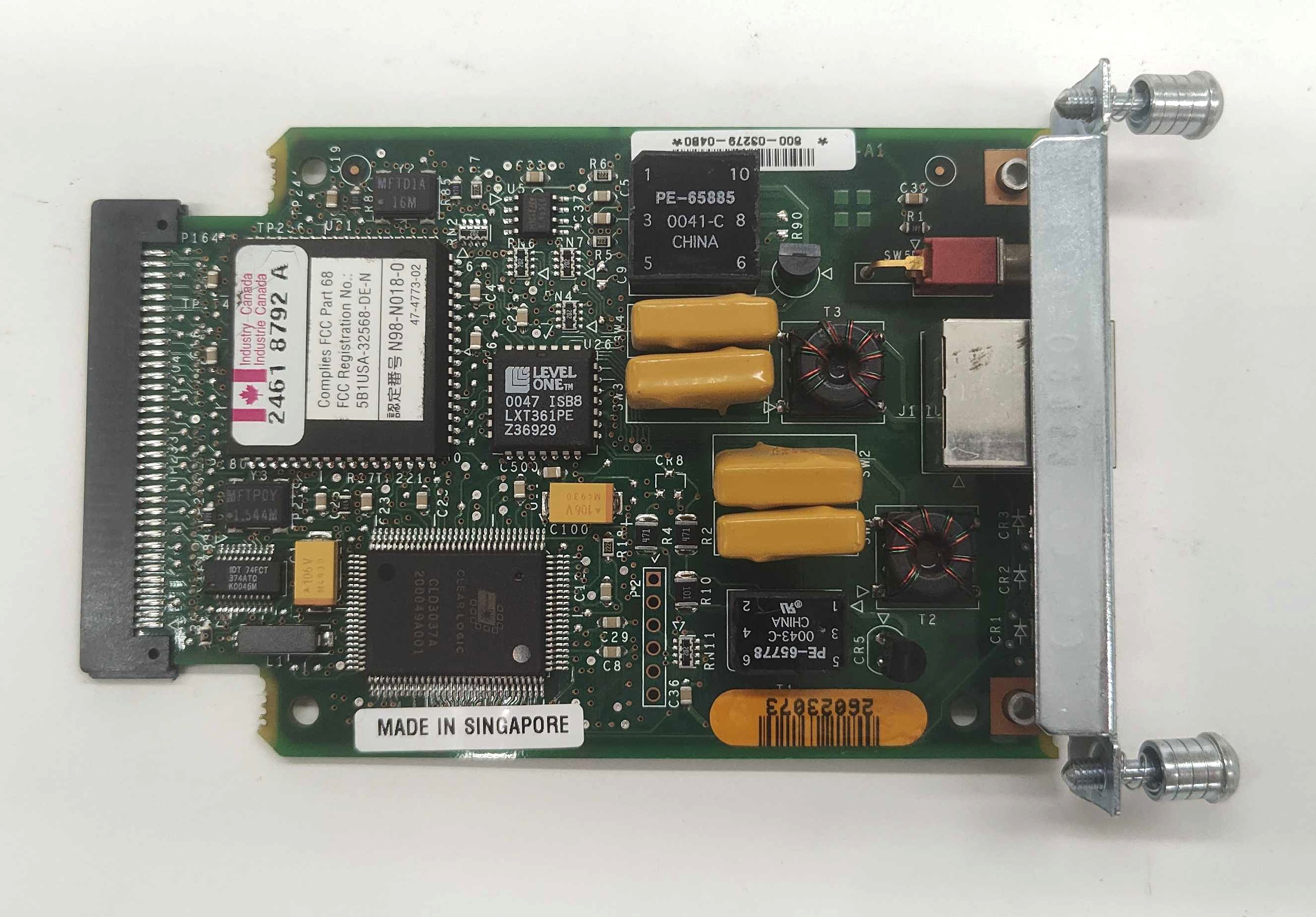 Cisco WIC-1DSU-T1 T1 DSU/CSU WAN Interface Card