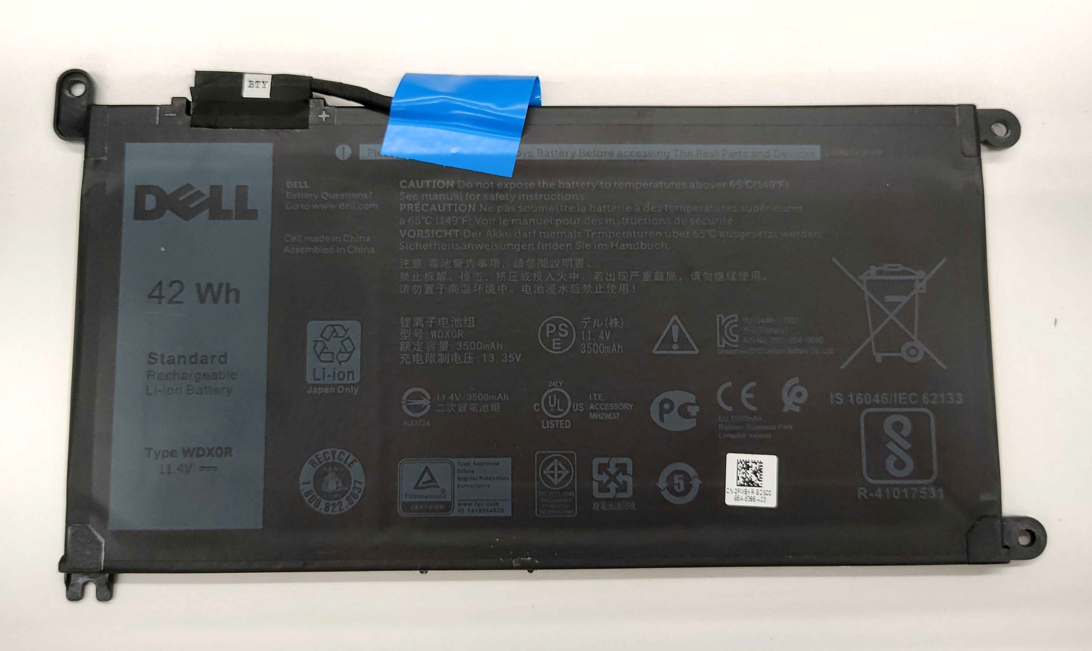 Dell FWBKR 3cell Laptop Battery