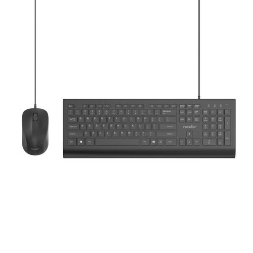 Rocstor Premium CK1 Y10P024-B1 Wired Keyboard and Mouse Combo