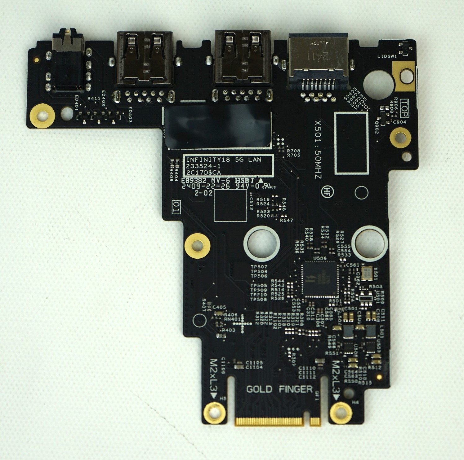 Dell 154VJ 4550UE070001 Audio Daughterboard