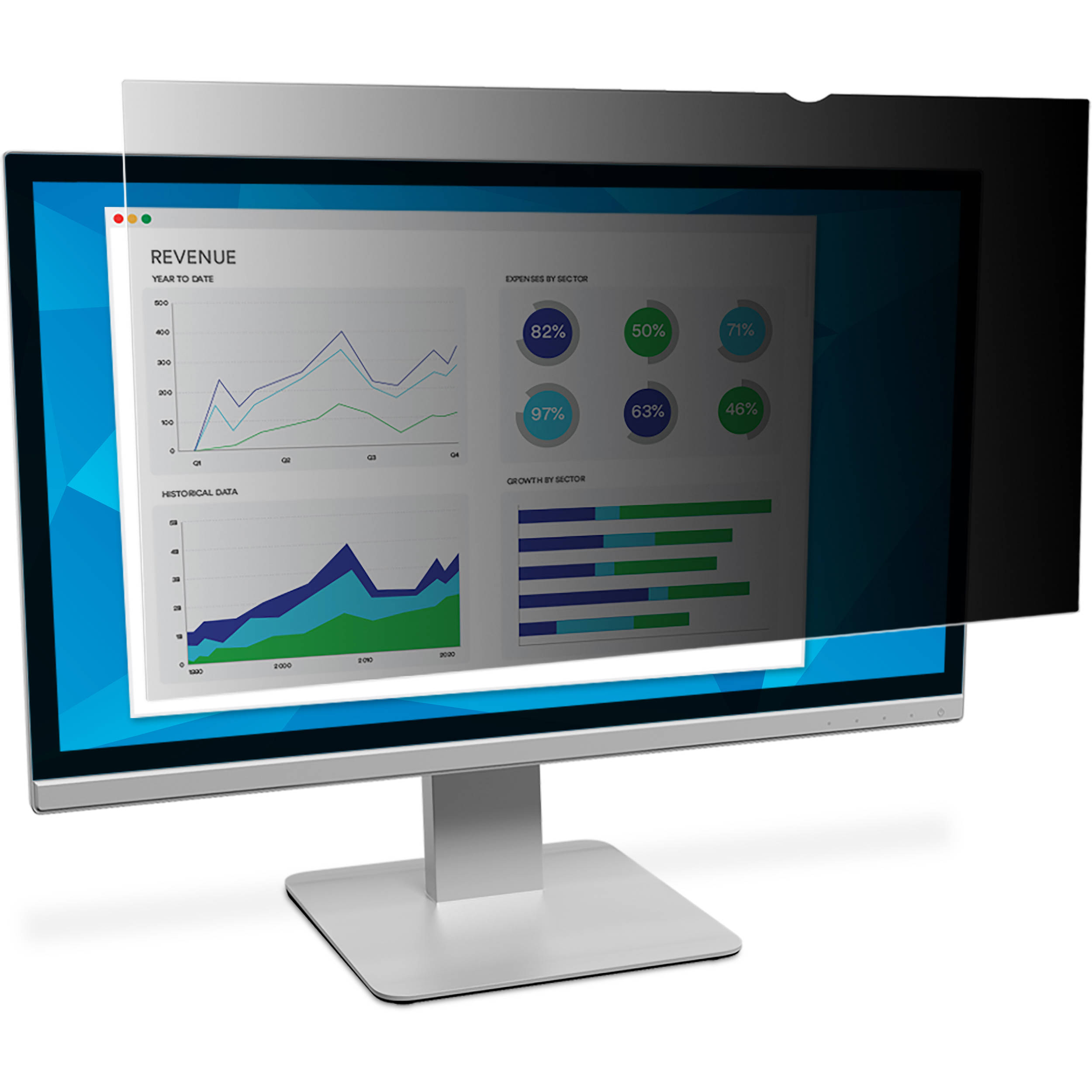3M BPNDE005 Bright Screen Privacy Filter