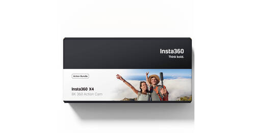 Insta360 CINSABMA_X414 X4 360-degree 8K Camera Action Kit