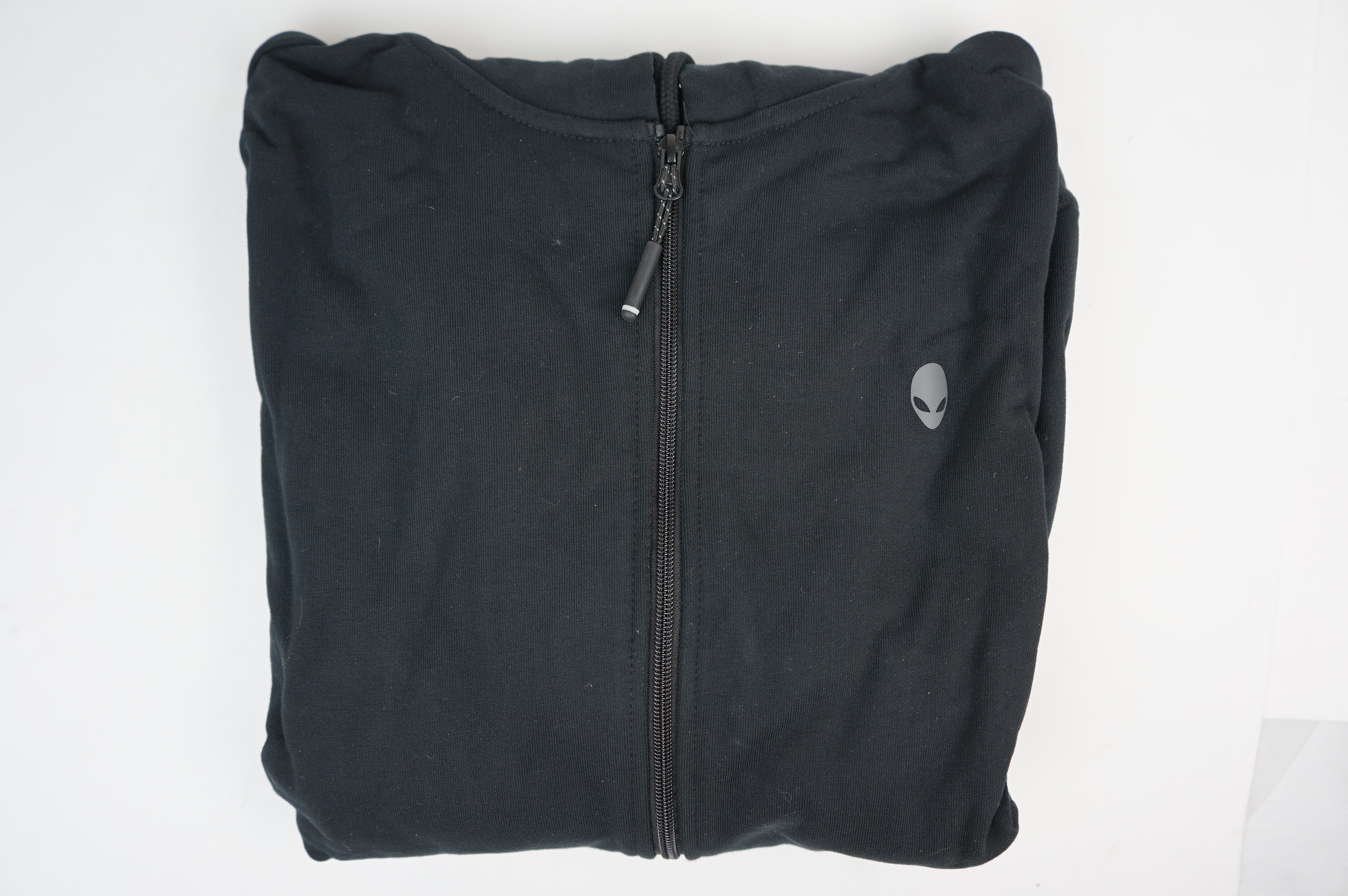 Alienware Cotton Zip Hoodie With Reflective Logo  Small