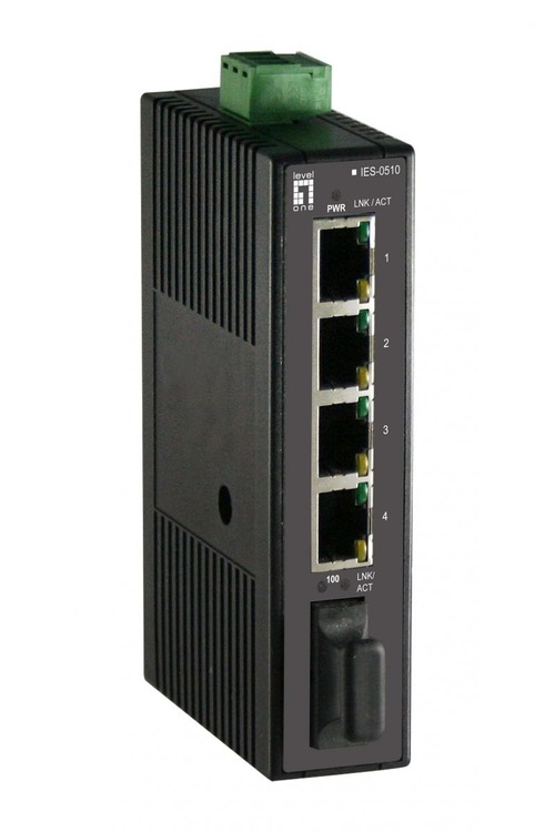 LevelOne IES-0510 5-Port Fast Ethernet Industrial Switch