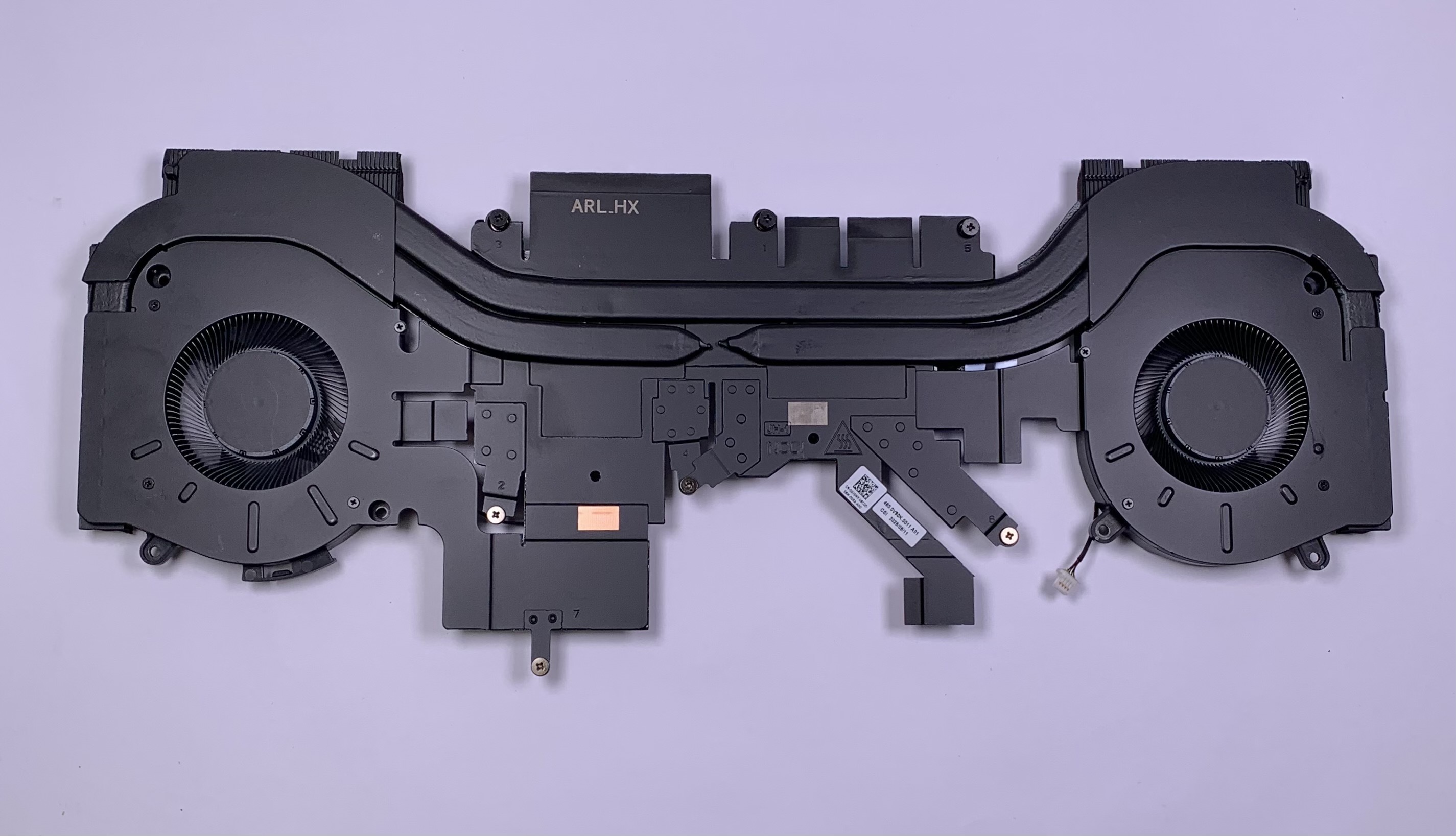 Dell 9J6MY Laptop Thermal Heatsink Dual Fan Assembly For Alienware