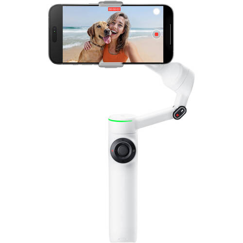 Insta360 Flow 2 Pro 3-Axis Ai-Powered Smartphone Gimbal, Summit White - Summit white