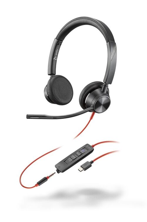 HP Poly 76J23AA Blackwire 3325-M Binaural Heaset
