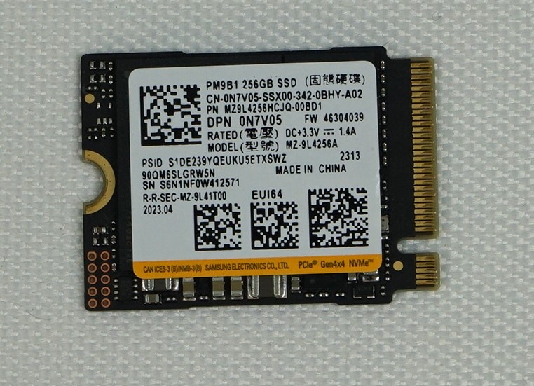 Seller photo of Dell N7V05 (Samsung MZ-9L4256A)