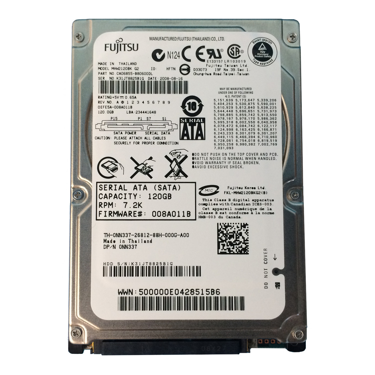 Seller photo of Dell NN337 (Fujitsu CA06855-B80600DL)