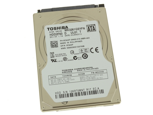 Dell C8JDF (Toshiba MK3261GSYFN)