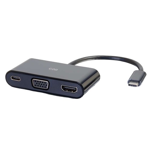 Seller photo of C2G 757120268840 USB C to HDMI and VGA Multiport Adapter