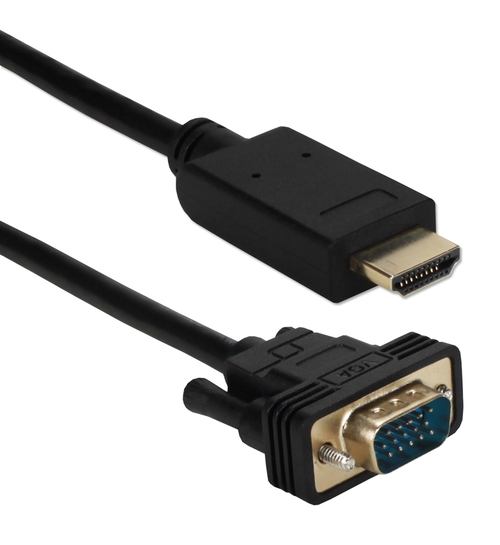 Seller photo of QVS XHDV-10 10 Feet HDMI To VGA Video Converter Cable