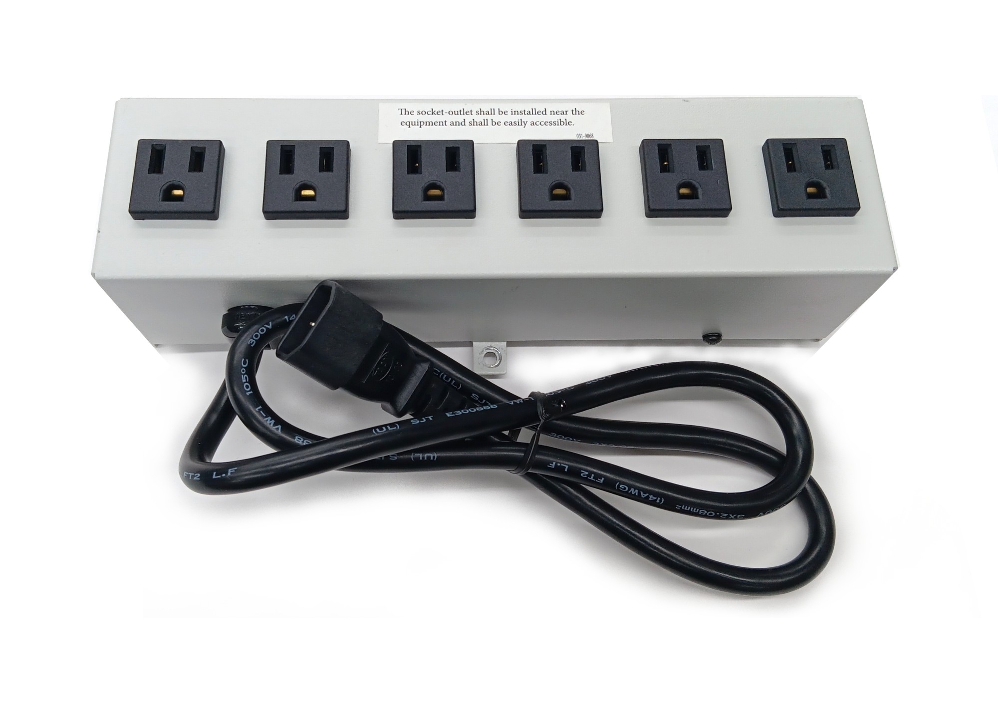 Bretford 060-0921 6-outlet Power Strip