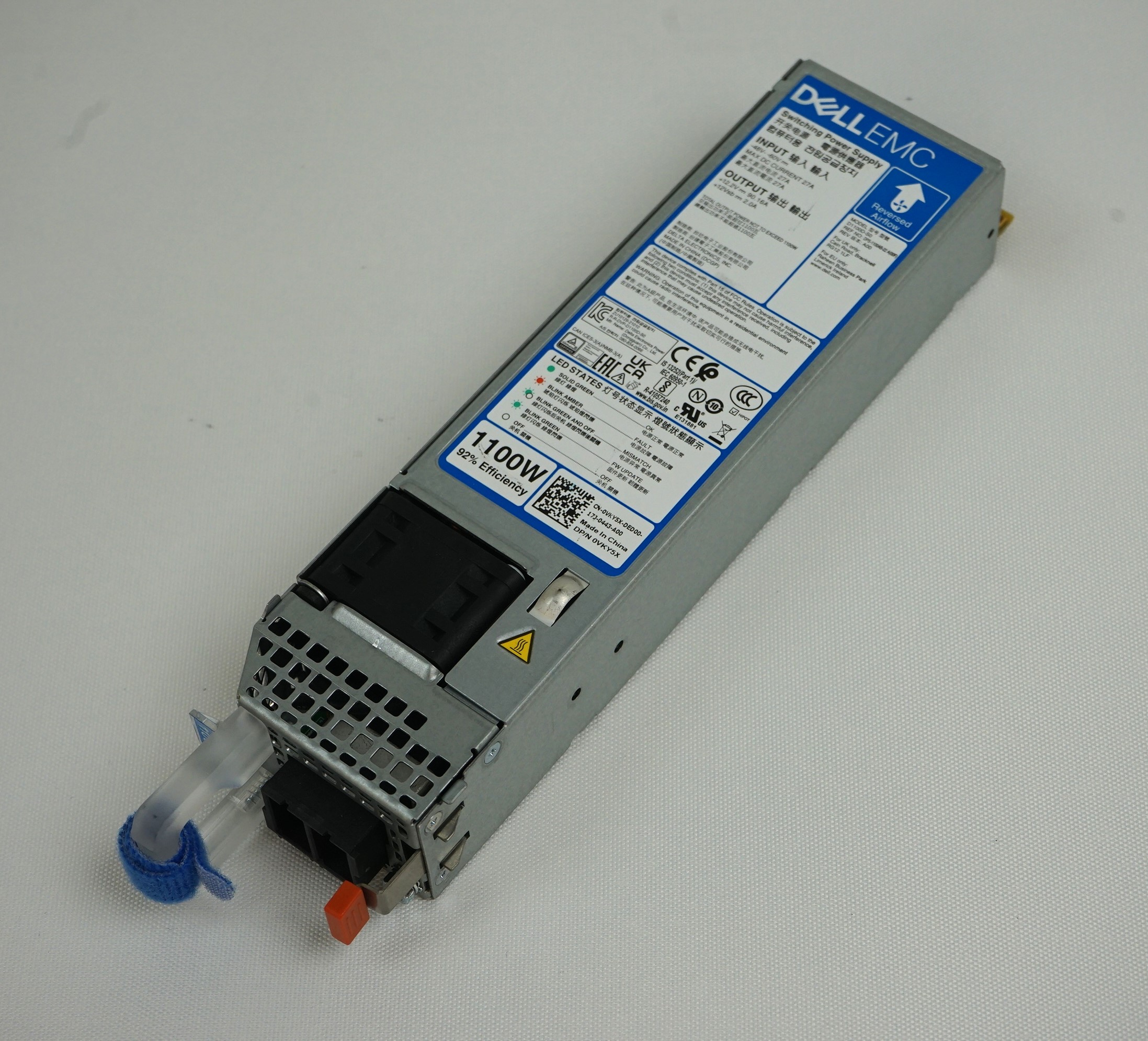 Dell VKY5X 1100W Power Supply for PowerEdge XR4000