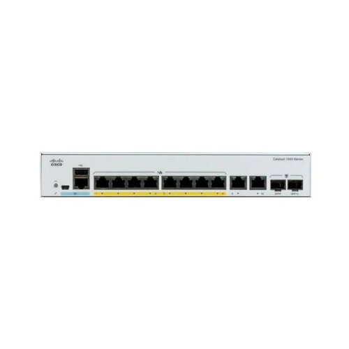 Cisco Catalyst 1000 C1000-8T-2G-L Managed Rack Mount Networking Switch