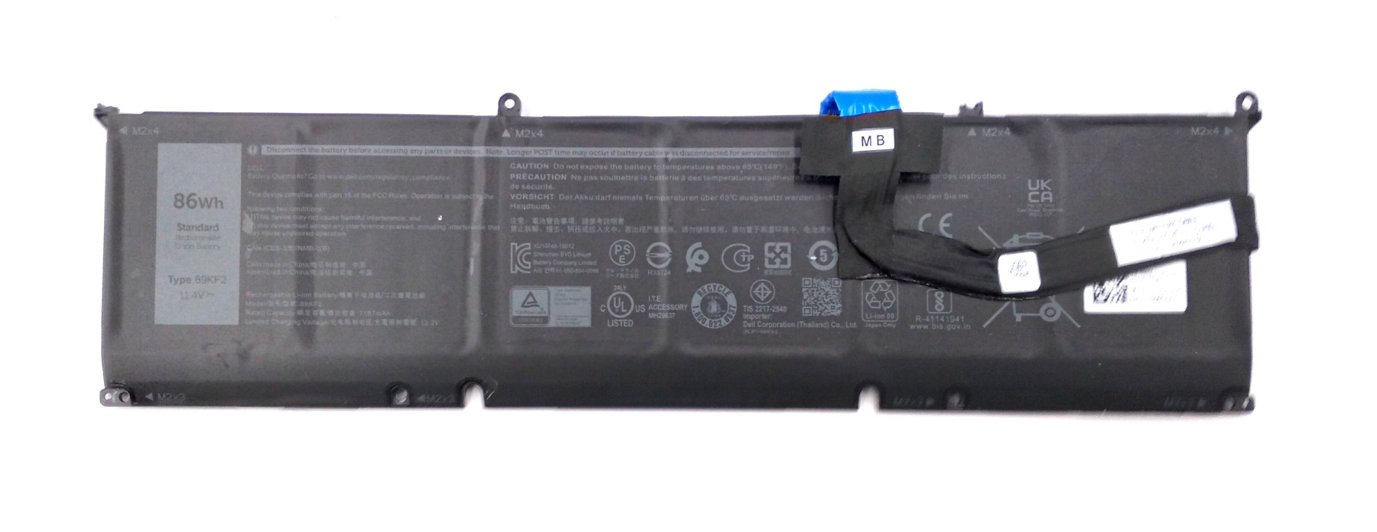 Dell 69KF2 Replacement Laptop Battery