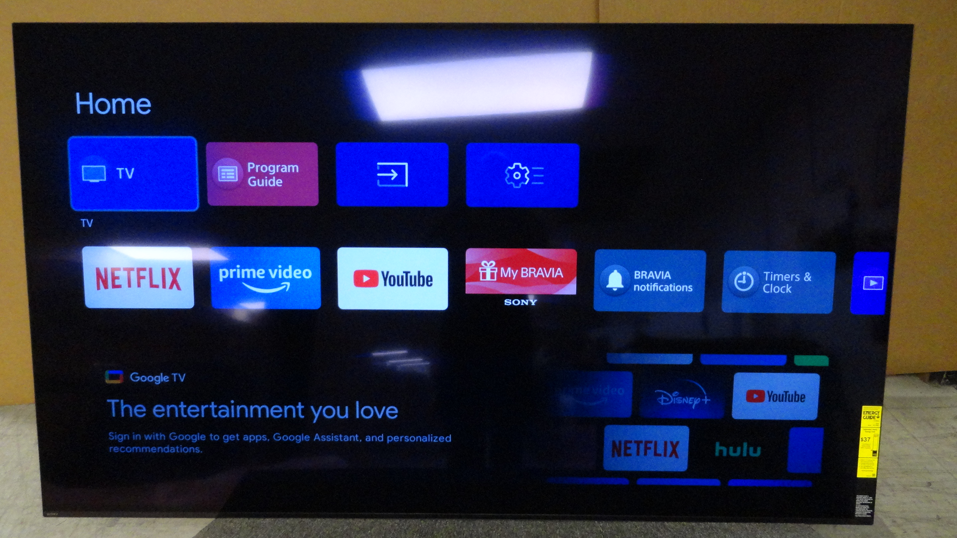 Seller photo of Sony Bravia XR A80L XR-77A80L 77 inch 4K Smart TV