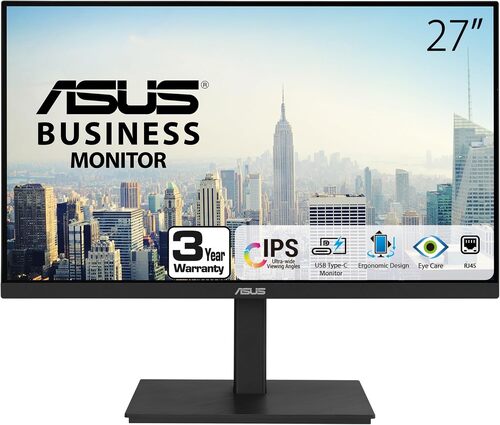 Asus VA27ECPSN 90LM055J-B021B0 27 Inches Full HD LCD Monitor With