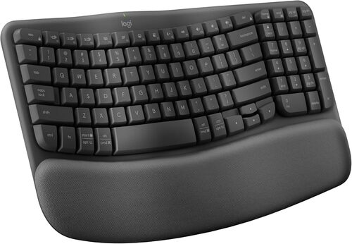 Logitech 920-011898 Wireless Ergonomic Wave Keys Keyboard