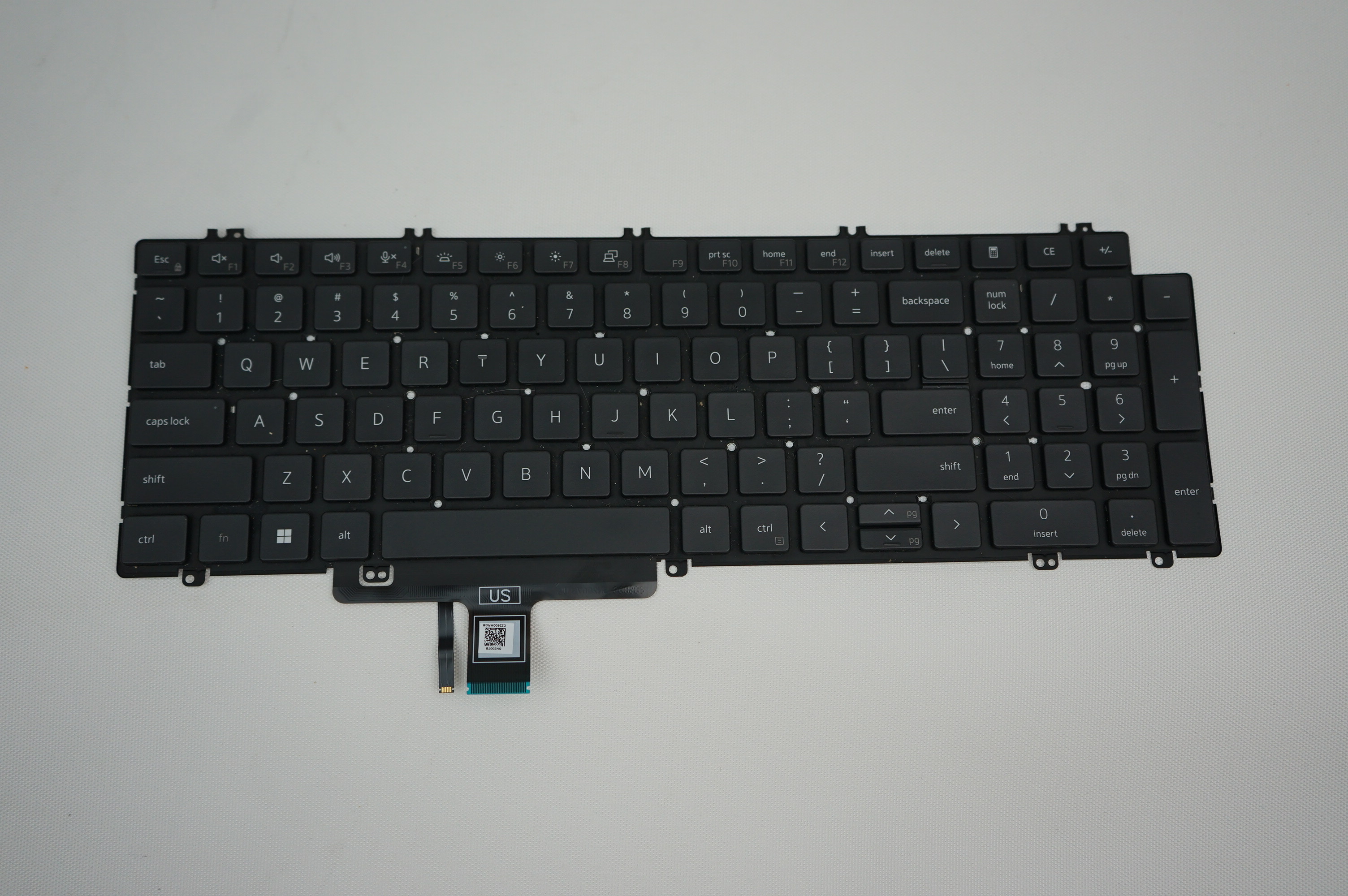 Dell RHGTP M20IXU-bs US-English Laptop Keyboard