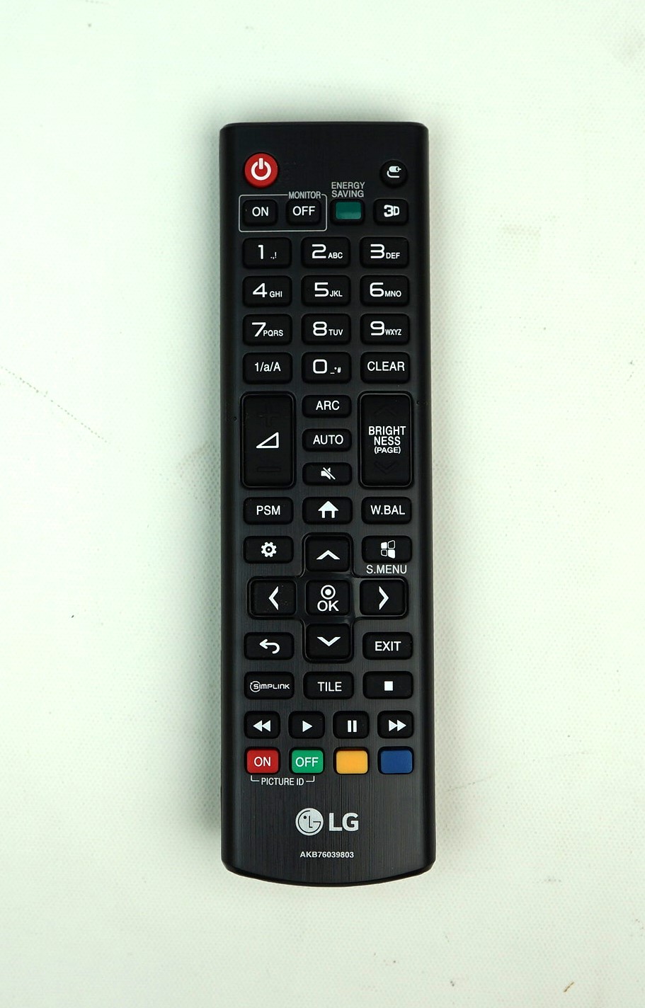 LG Remote Control for Select LCD Commercial Monitors/Signage