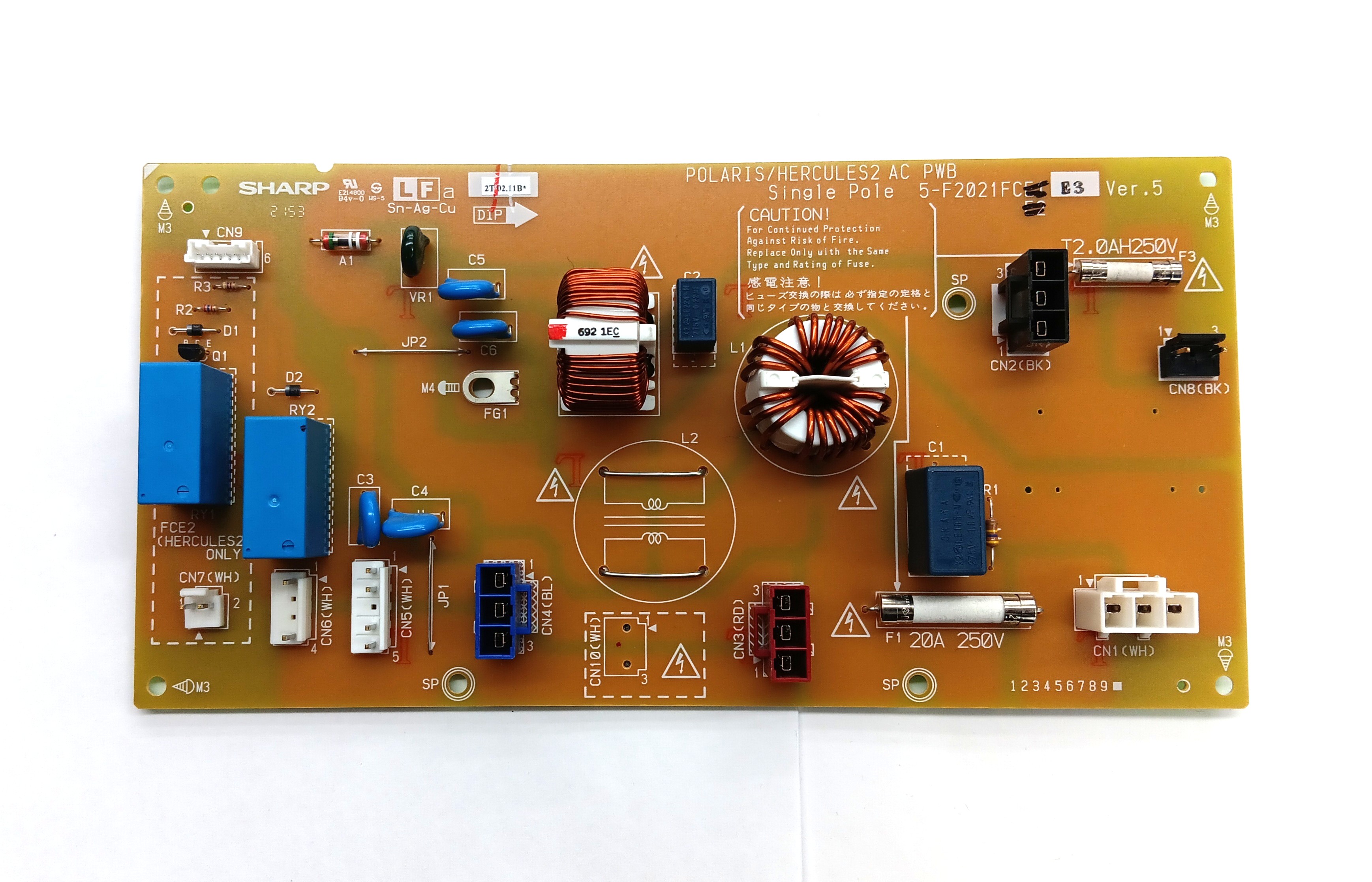 Sharp CPWBF2021FCE3 AC Power Supply Board