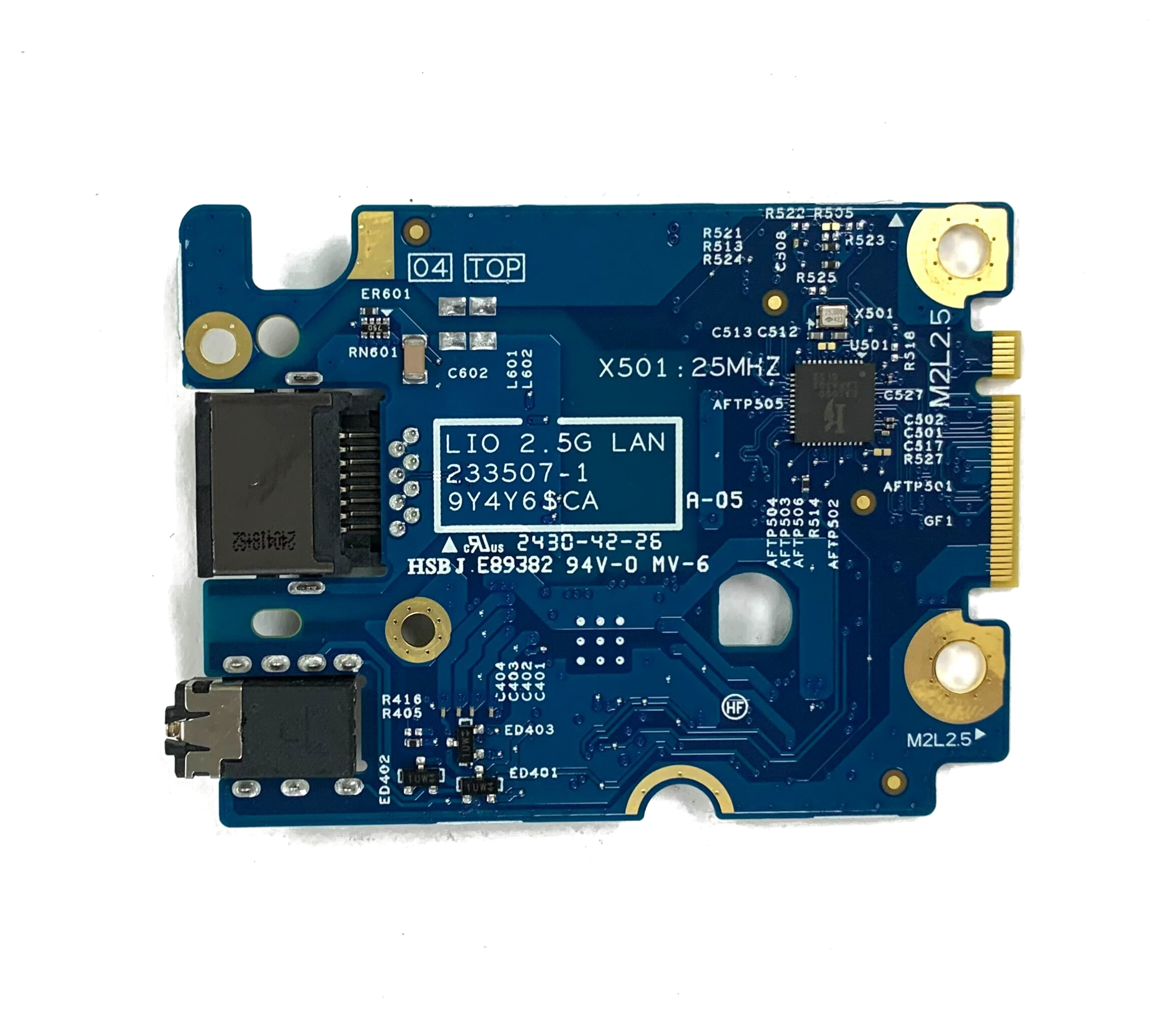 Dell 1RTRC Left Side Audio Daughterboard