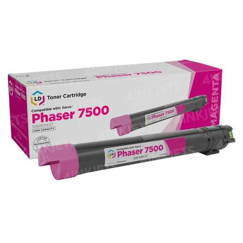 XER106R01437 Toner Cartridge- Phaser 7500- 17- 800 Page Yield- Magenta