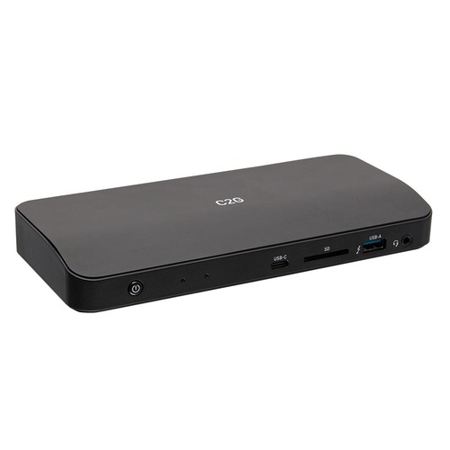 54536 Thunderbolt 3 8K Docking Station with DP Ethernet, USB SD & 3.5 mm Power
