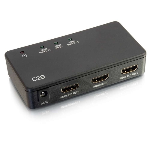 C2G 757120410577 41057 2-Port 4K HDMI Distribution Amplifier Splitter