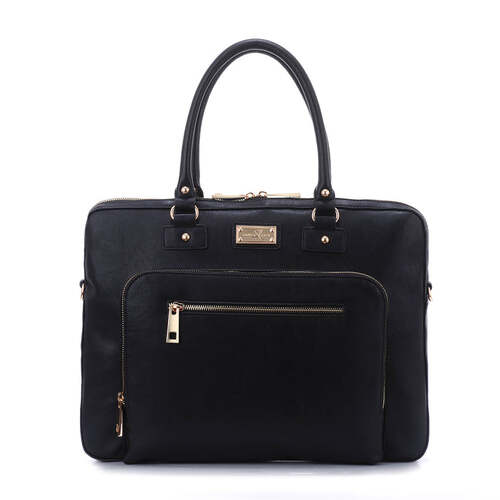 Ecotrend Cases Sandy Lisa London Computer Shoulder Bag in Black