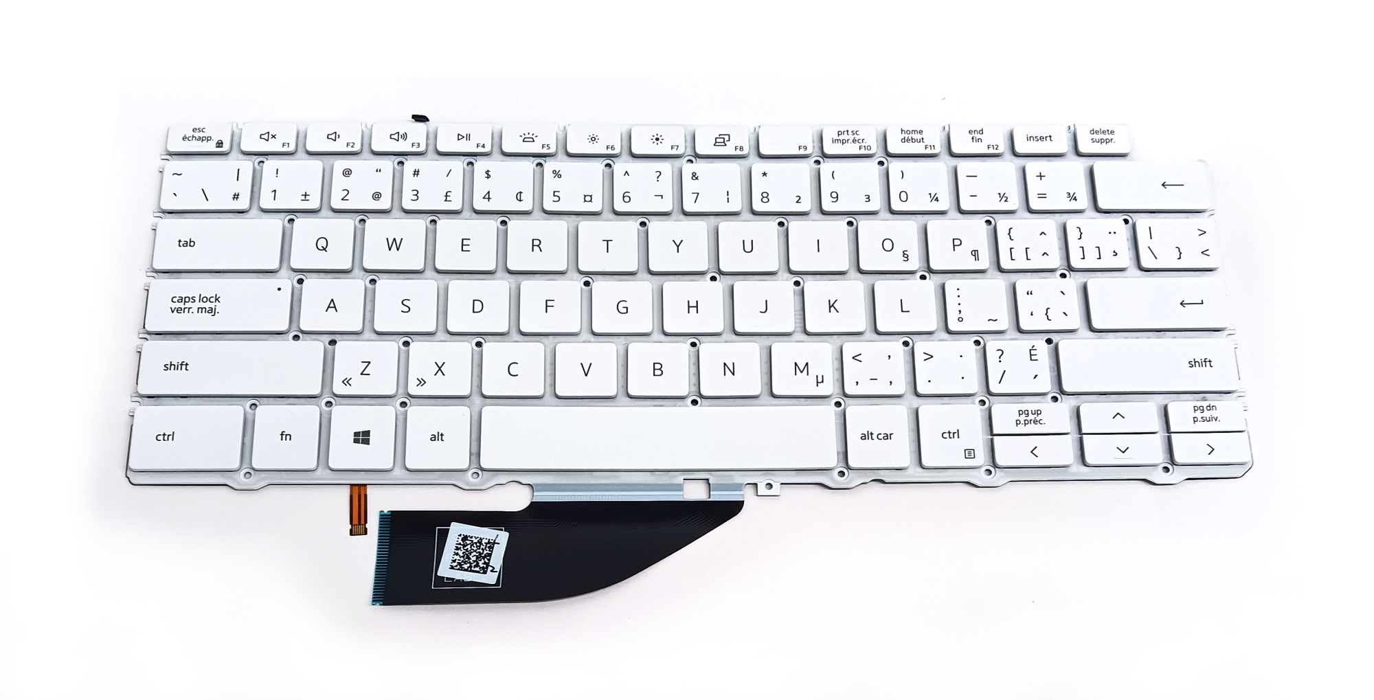 Seller photo of 79-key French-canadian Standard Backlit Qwerty Keyboard For Serlect
