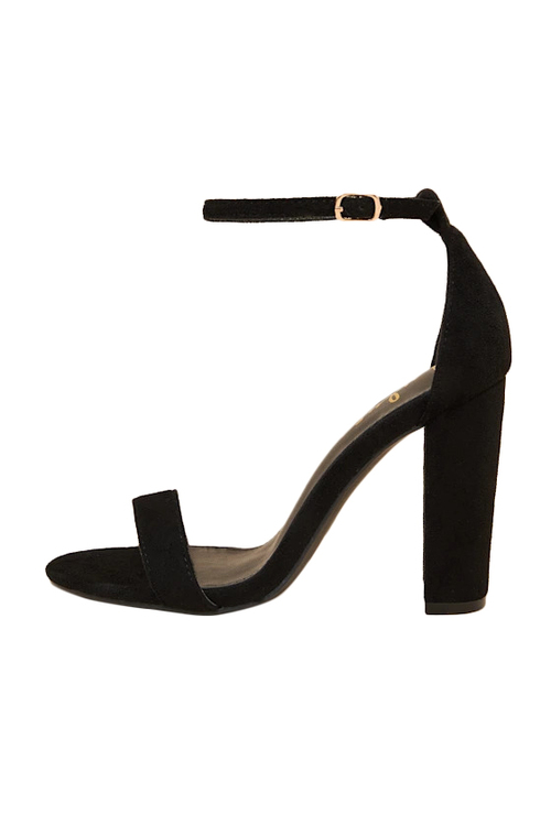 Lulus 388662-8 Taylor Suede Ankle Strap Heels