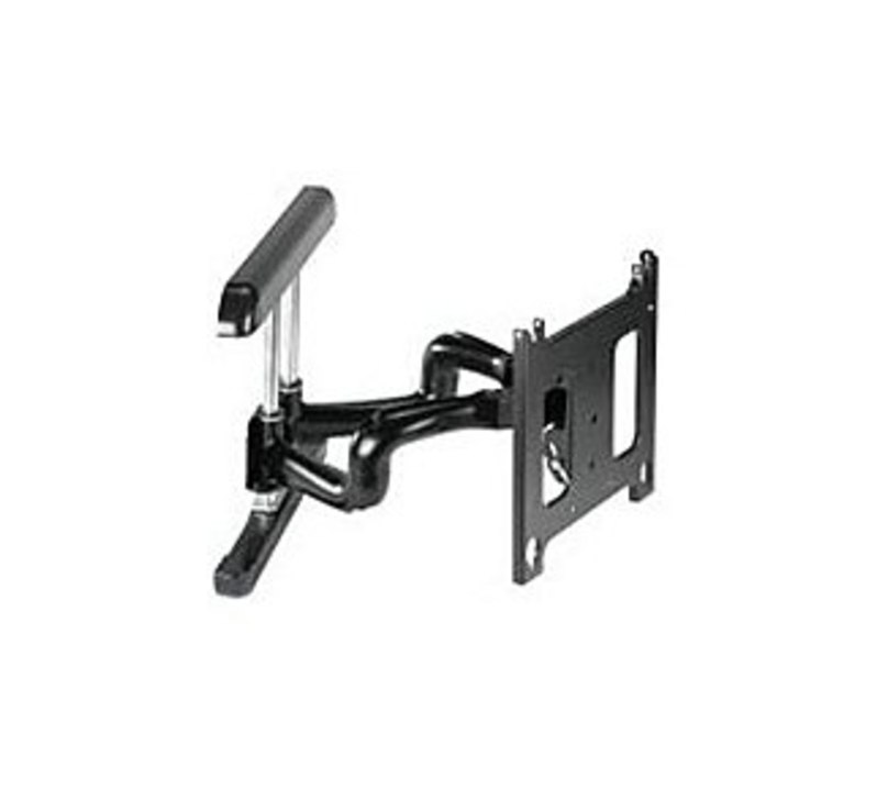 Large 25" Extension Monitor Arm Flat Panel Wall Mount - For Displays 42-86" - 200 lb - Black
