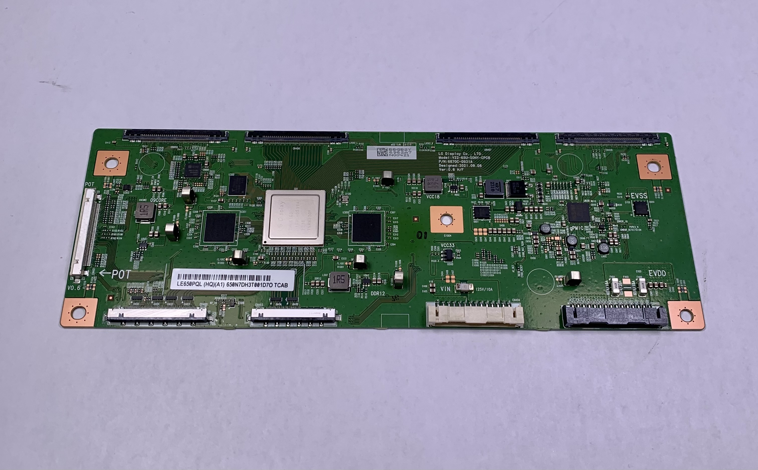Sony LE650PQLHQA2 Tcon Board