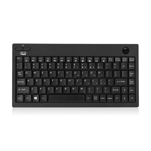 Adesso WKB-3100UB Wireless Mini Trackball USB Keyboard | Quill