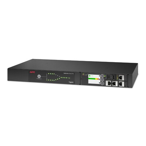 AP4434A Rack ATS, 208V & 20A & C20 in 8 & C13, 1 & C19 Out Transfer Switch