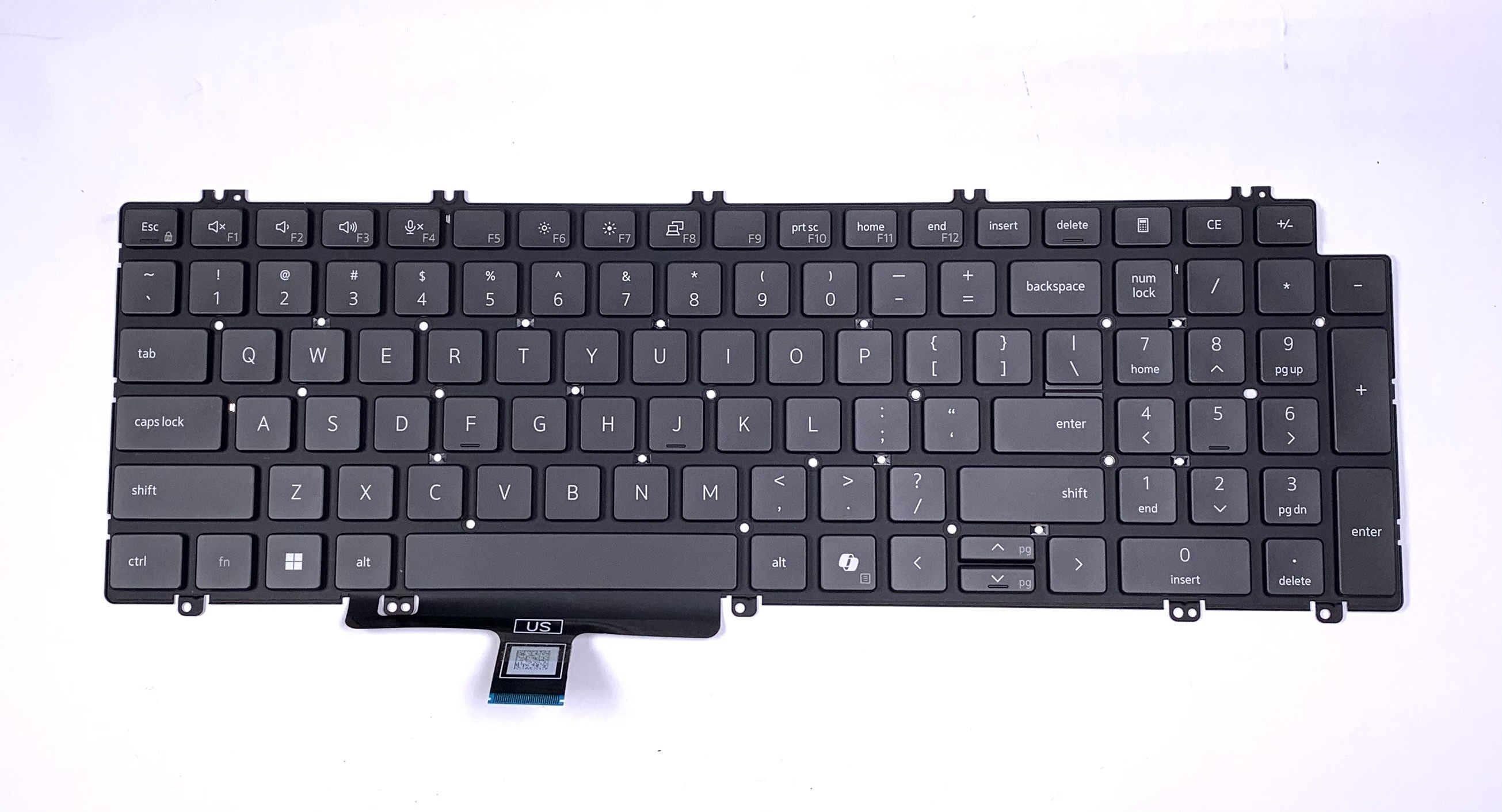 Dell 3Y3NY Non-backlit US Laptop Keyboard