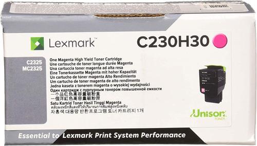 Lexmark C230H30 Magenta High Yield Toner Cartridge