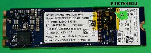Dell 4TJ55 Intel Optane M10 16GB M.2 Solid Drive