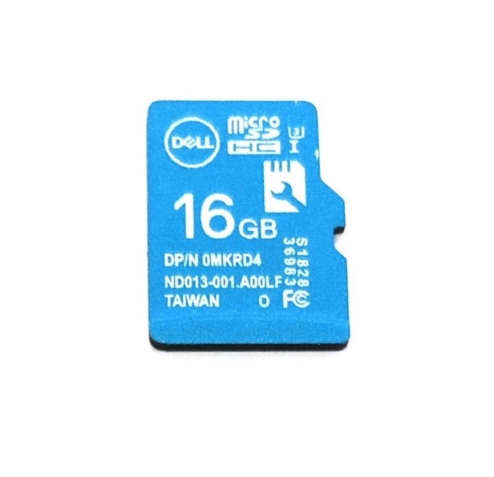 Seller photo of Dell MKRD4 16GB SDHC Micro SD Card