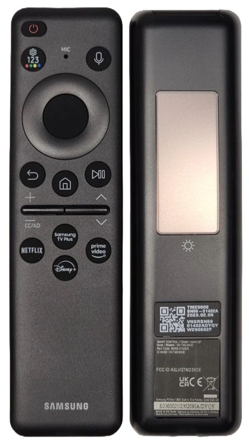 Samsung BN59-01455A OEM Replacement Smart TV Remote Control With Solar